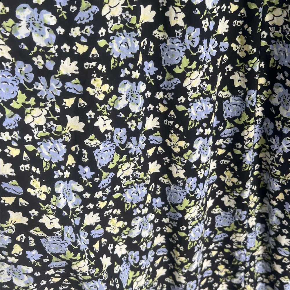 Free People - Molly Jo Boho Colorful Floral Back Cutout Midi Dress Size XL - Picture 6 of 14